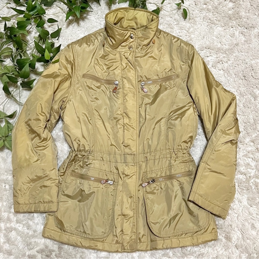 Westbound Tan/Golden Women's Zip Up Puff Jacket